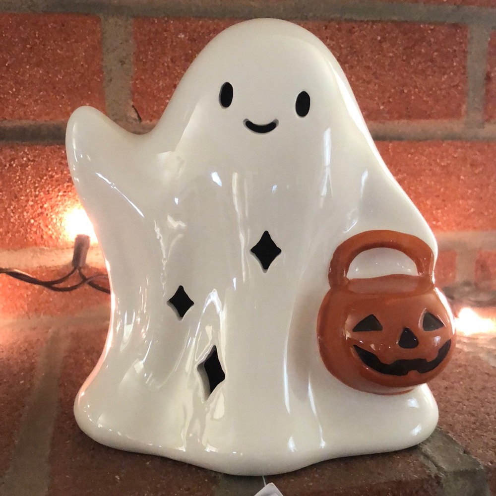 🎃Target light up ceramic ghost Halloween bullseye playground 2023